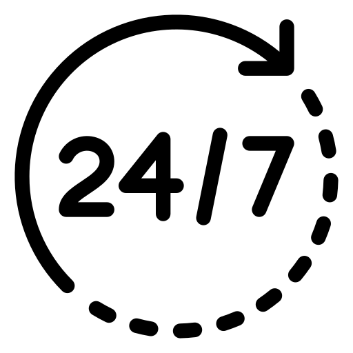 24/7 Monitoring Icon
